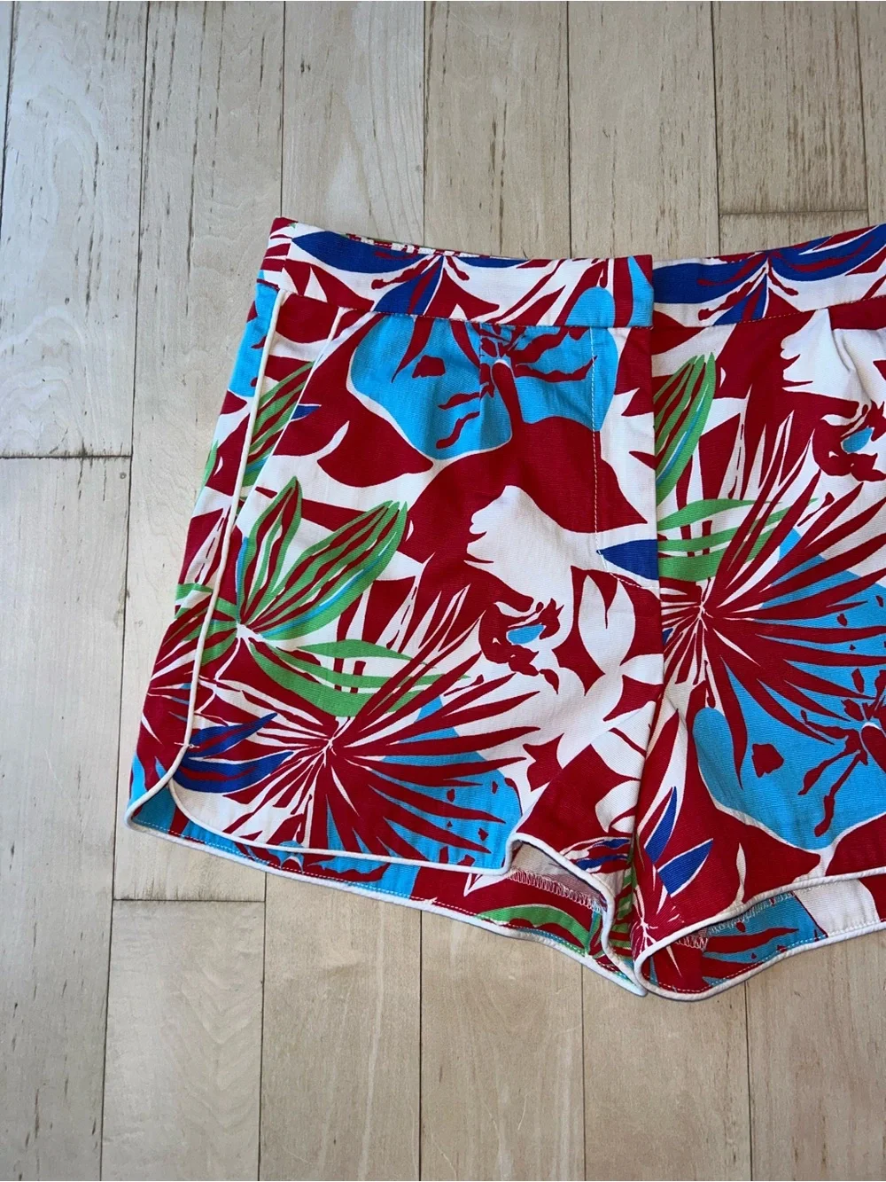 J. Crew Women’s Cotton Faille Shorts in Paradise Floral Size 10